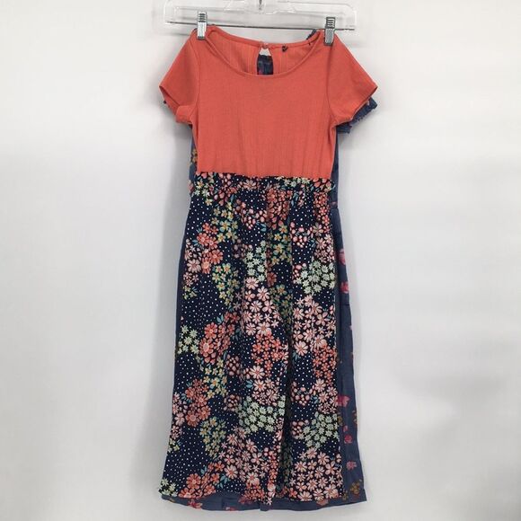 2 Pants Jumpsuits Carter’s Short Sleeves Keyhole Wide Legs Floral Print M 7 - Picture 1 of 11